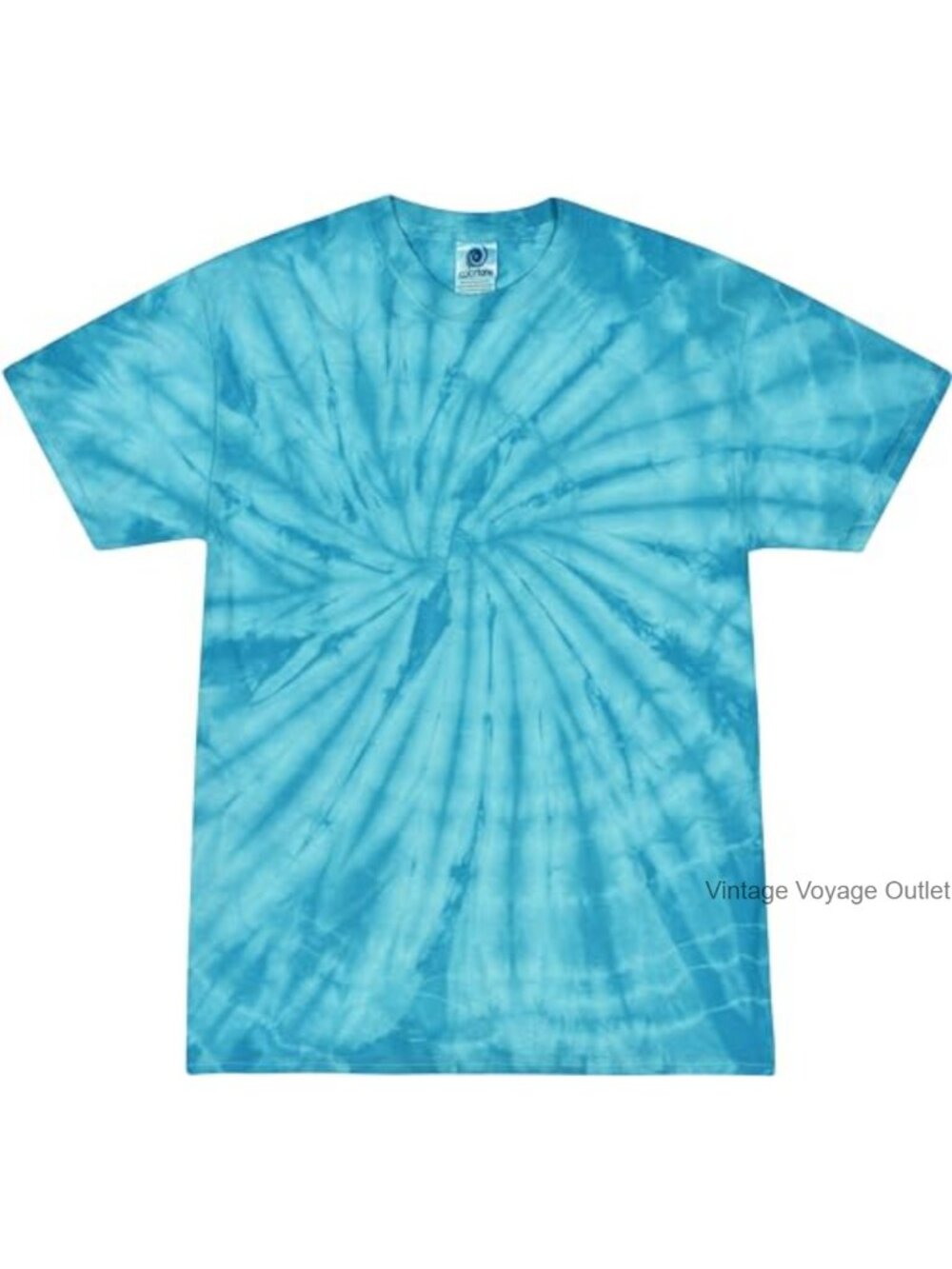 Unisex Tie-Dye T-Shirt Heavyweight Cotton Crew Neck Short Sleeve